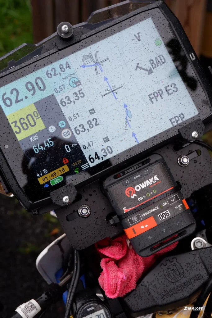 Rallye et Raid roadbook moto